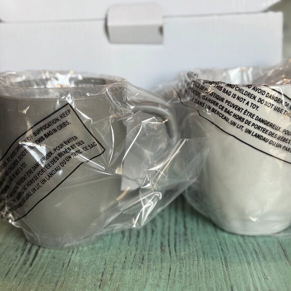 Mary & Martha Simply Elegant Mug Set Gray NIB Scripture (retired) - Picture 3 of 10